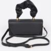 Simple Flap Clutch with Wrinkled Handle