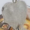 Rhinestone Fringe Heart-Shaped Party Bag