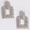 Open-Cut Rhinestone Earrings – Lightweight Shine