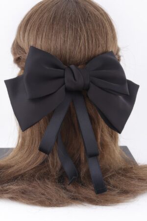 Classic Ribbon Drop Hair Clip – Flowing Tail Accent