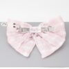 Plaid Pearl Ribbon Hair Clip – Bow Accent