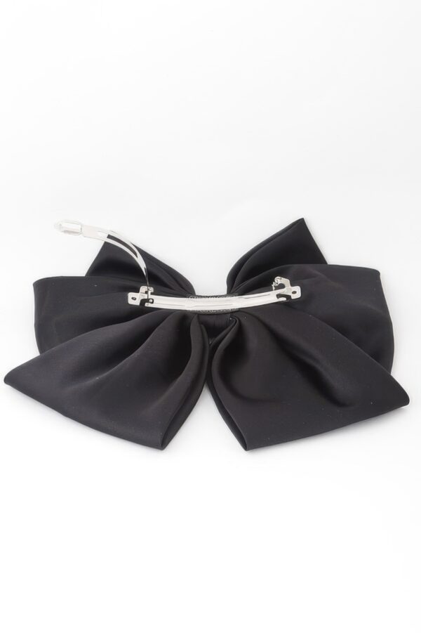 Triple Ribbon Bow Hair Clip – Layered Volume Accent