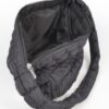Plush Quilted Oversize Nylon Crossbody Bag
