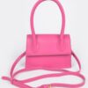 Faux Leather Top Handle Bag – Compact Structured Silhouette