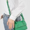 Faux Leather Top Handle Bag – Compact Structured Silhouette