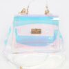 Holographic Transparent PVC Crossbody Bag
