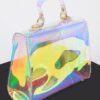 Holographic Transparent PVC Crossbody Bag
