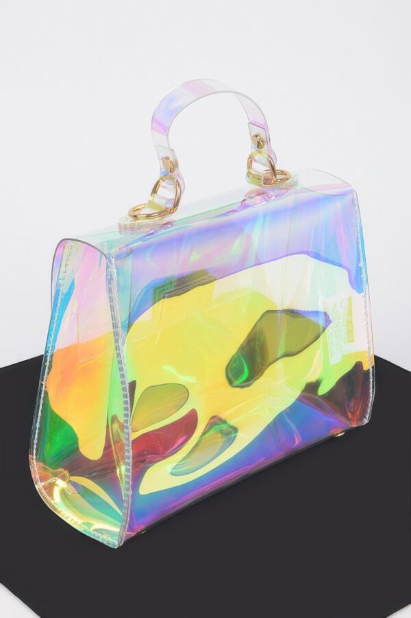 Holographic Transparent PVC Crossbody Bag