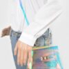 Holographic Transparent PVC Crossbody Bag