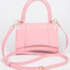 Enamel Top Handle Mini Bag – High-Shine PVC