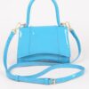 Enamel Top Handle Mini Bag – High-Shine PVC