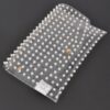 Transparent Envelope Clutch with Faux Pearl Studs