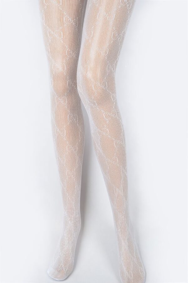 Black Lace-Top Polyester Stockings – Sleek Finish