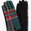 Soft-Lined Plaid Pattern Gloves – Winter Style