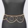 Multi O-Ring Layered Chain Belt – Iron Industrial Style