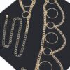 Multi O-Ring Layered Chain Belt – Iron Industrial Style