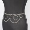 Multi O-Ring Layered Chain Belt – Iron Industrial Style