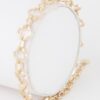 Clover Link Chain Bracelet – Polished Metal Clover Links