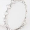 Clover Link Chain Bracelet – Polished Metal Clover Links