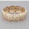 Multi-Layer Hammered Metal Bracelet – Slip-On