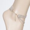 Layered Rhinestone Anklet – Multi-Strand Sparkle