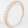 Cubic Rhinestone Cuff Bracelet – Polished Slip-On