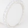 Cubic Rhinestone Cuff Bracelet – Polished Slip-On