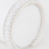 Crystal Bar Open Cuff Bracelet – Polished Finish