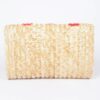 Heart Embroidery Straw Clutch – Polyurethane