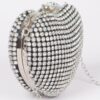 Rhinestone Heart Party Clutch – Sparkle Evening Bag