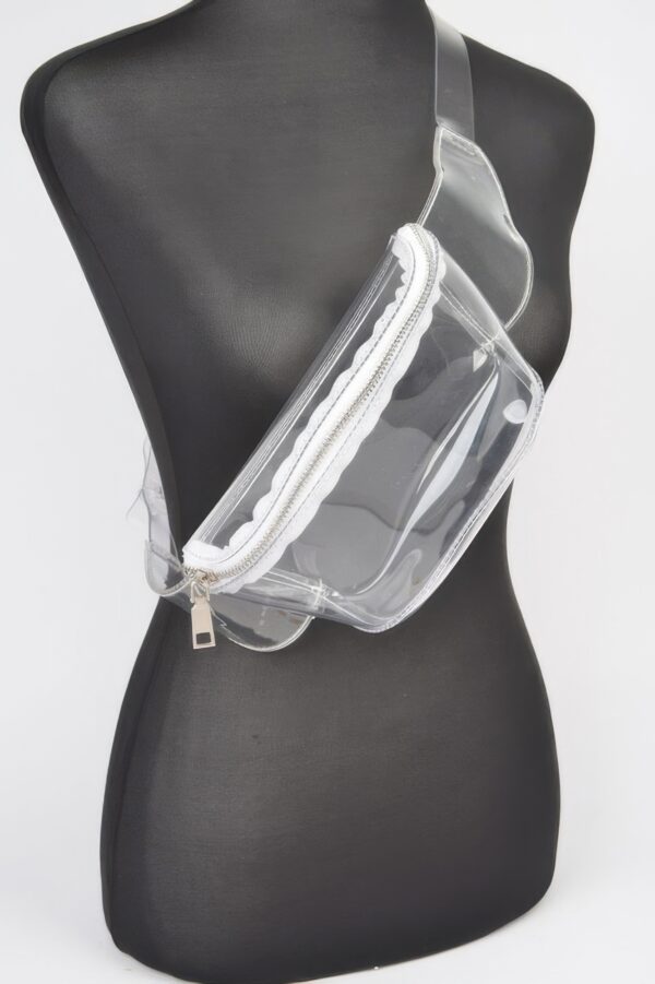 Clear Zip Front Fanny Pack – PVC Festival Belt Bag