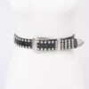 Rhinestone Multi Metal Belt – Polished Link Accent