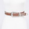 Rhinestone Multi Metal Belt – Polished Link Accent