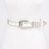 Rhinestone Multi Metal Belt – Polished Link Accent