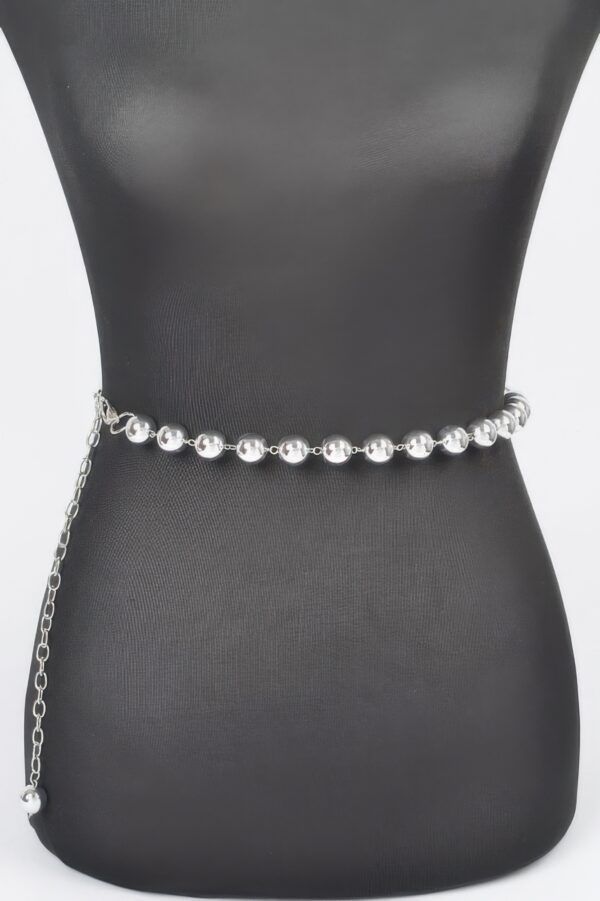 CCB Ball Chain Belt with Smooth Spherical Links