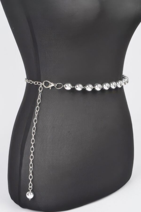CCB Ball Chain Belt with Smooth Spherical Links