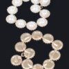 Faux Pearl Earrings with Polished Frame