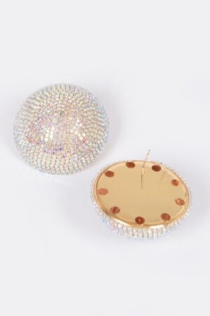 Rhinestone Earrings – Layered Cascading Sparkle