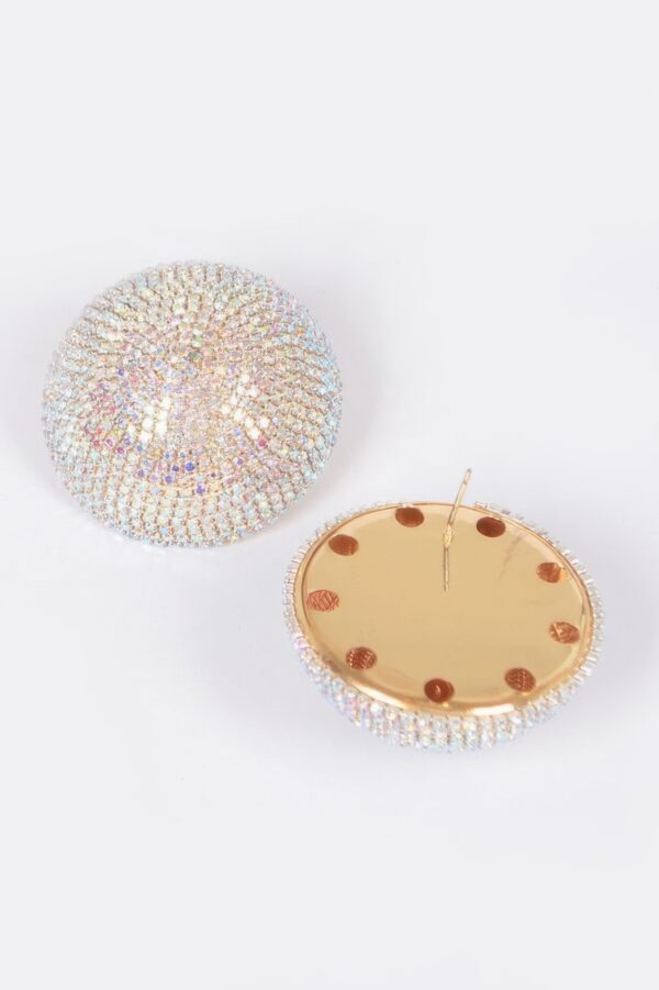 Rhinestone Earrings – Layered Cascading Sparkle