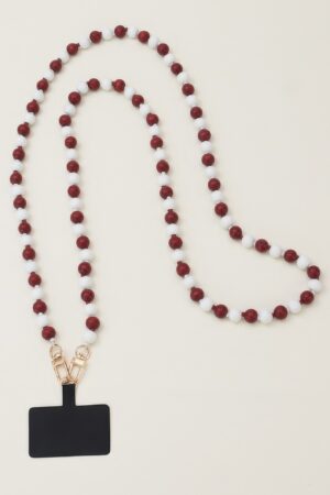Two-Tone Woven Phone Strap – Minimal Hands-Free