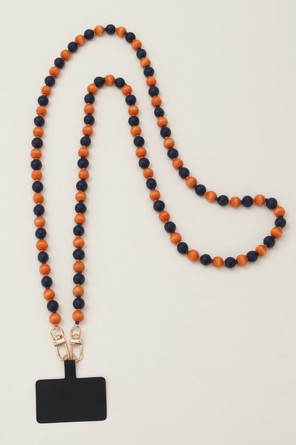 Two-Tone Woven Phone Strap – Minimal Hands-Free