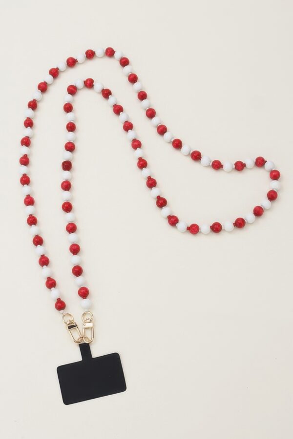 Two-Tone Woven Phone Strap – Minimal Hands-Free
