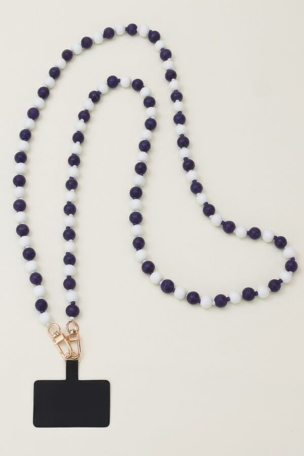 Two-Tone Woven Phone Strap – Minimal Hands-Free