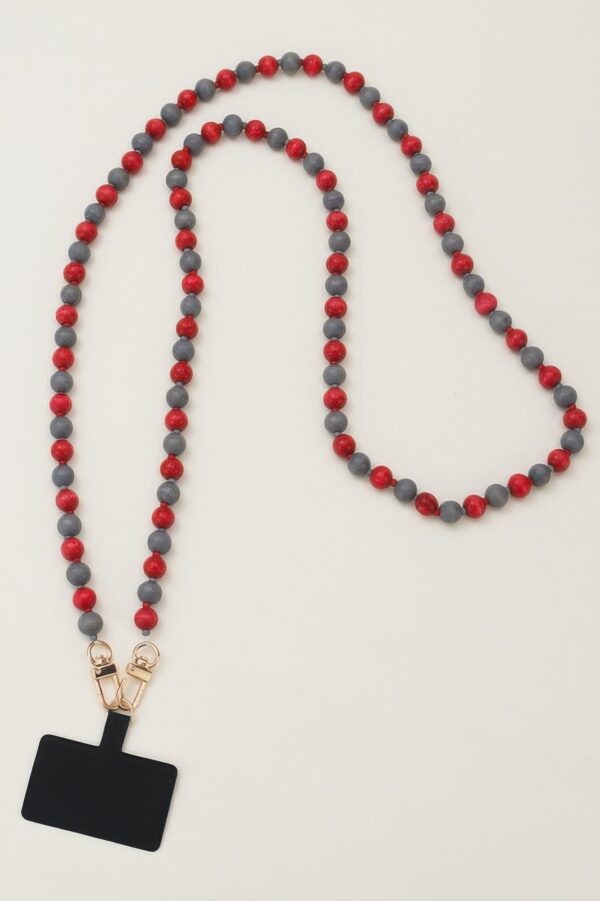 Two-Tone Woven Phone Strap – Minimal Hands-Free