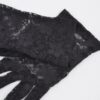 Floral Fishnet Glove – Lace-Accent Retro Accessory