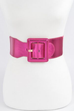 Metallic Elastic Belt – 3″ Wide Shiny Finish