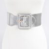 Metallic Elastic Belt – 3″ Wide Shiny Finish