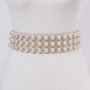 Clear PVC Pearl Belt – Transparent Statement Belt