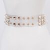 Clear PVC Pearl Belt – Transparent Statement Belt
