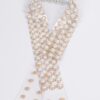 Clear PVC Pearl Belt – Transparent Statement Belt